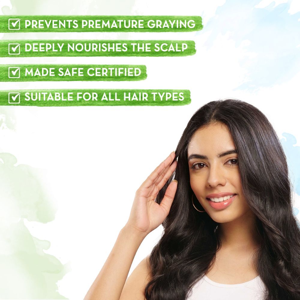 Mamaearth Henna Hair Oil, for Grey Hair, with Henna & Coffee Oil for Premature Greying - 150 ml - Image 4