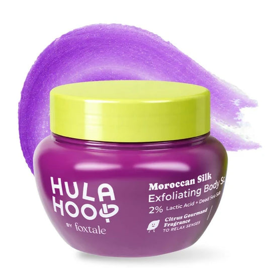 Hula Hoop by Foxtale Moroccan Silk Exfoliating Body Scrub – 75g
