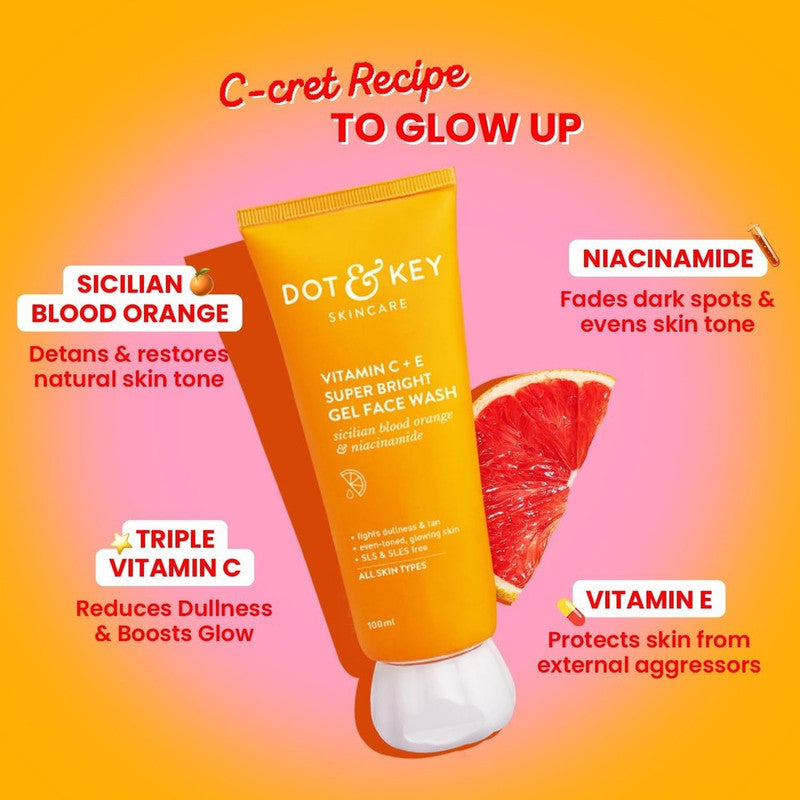 Dot & Key Vitamin C + E Super Bright Gel Face Wash