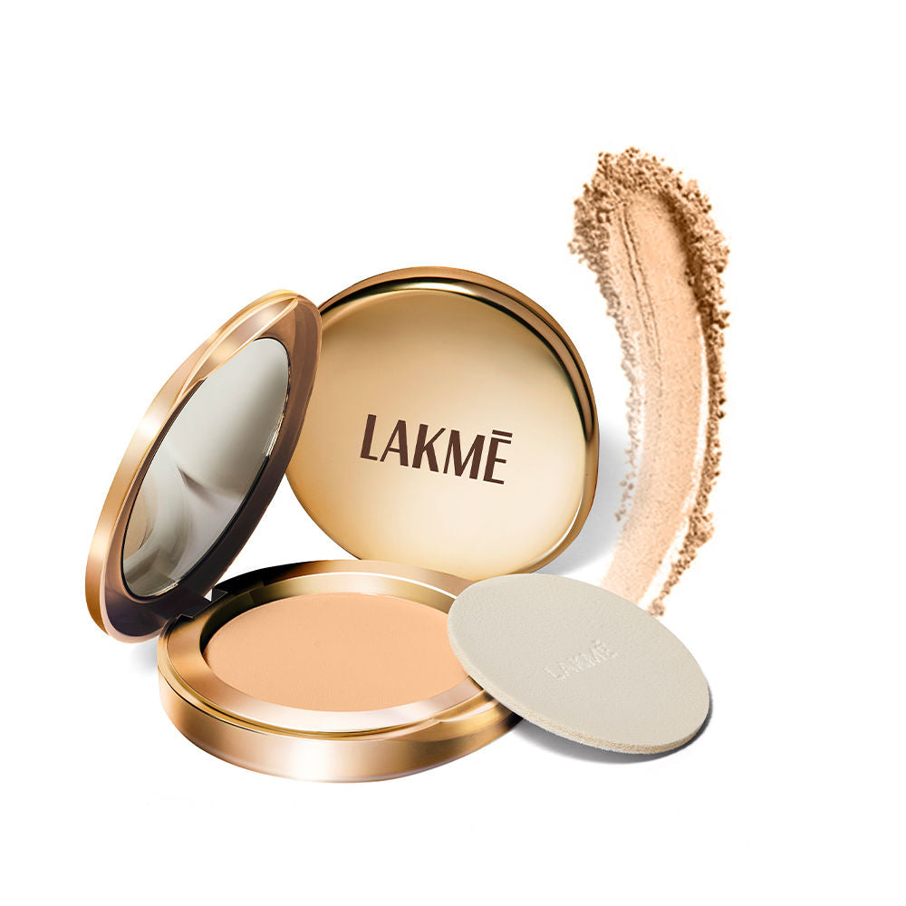 Lakme 9-5 Fashionista Collection Powerplay Matte Compact Melon (8 g) - Image 2
