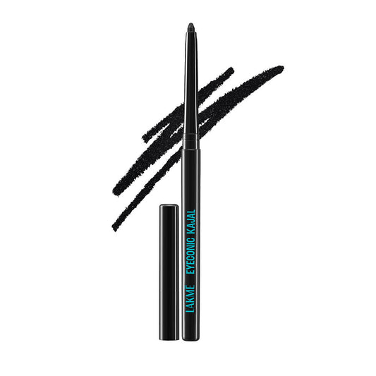 Lakme 9 to 5 Eyeconic Kajal, Waterproof, Smudge-Proof, lasts 24 Hrs, Sparkling Black, 0.35 g - Image 2