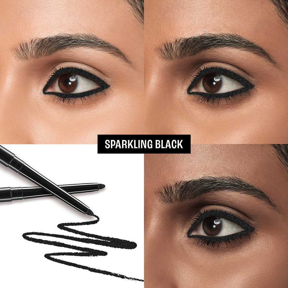Lakme 9 to 5 Eyeconic Kajal, Waterproof, Smudge-Proof, lasts 24 Hrs, Sparkling Black, 0.35 g - Image 5