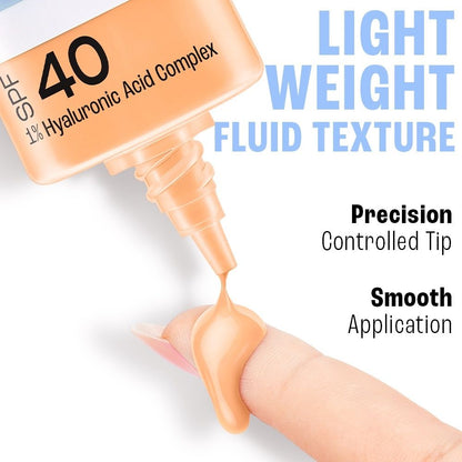 Lakme 9 to 5 Hya Skin Tint, Fresh Glow Finish, up to 24 hours, SPF40 Foundation, C-100 Cool Ivory (27 ml) - Image 2