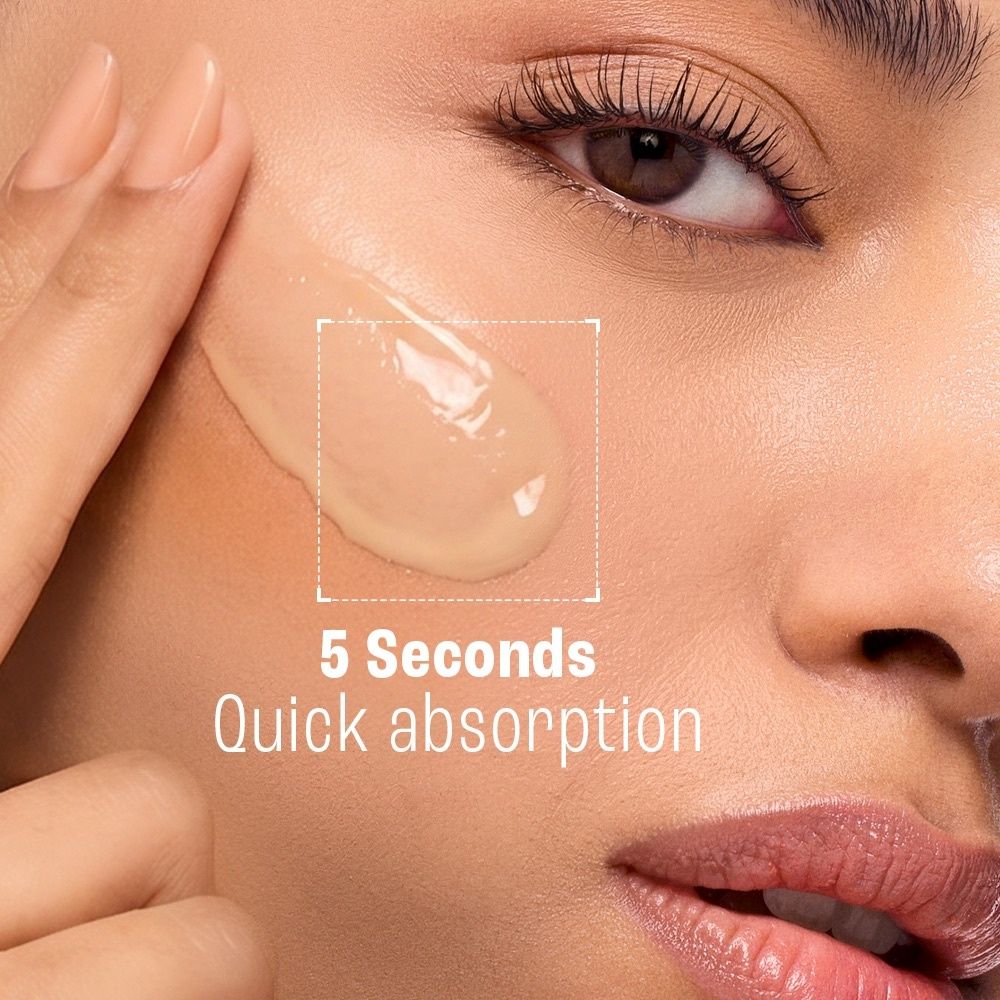 Lakme 9 to 5 Hya Skin Tint, Fresh Glow Finish, up to 24 hours, SPF40 Foundation, C-100 Cool Ivory (27 ml) - Image 4
