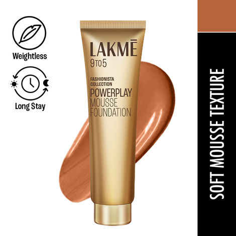 Lakme 9 To 5 Weightless Mousse Foundation - Beige Caramel (25 g)