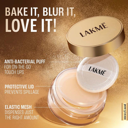 Lakme 9to5 Double Duty Bake & Blur Setting Powder 10 g - Image 4