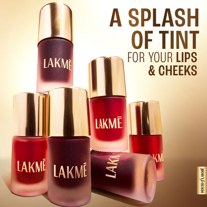 Lakme 9to5 Double Duty Lip & Cheek Water Stain Sunset Kiss - Transfer-Proof, Easy to Apply, Long-Lasting - 9 ml - Image 3