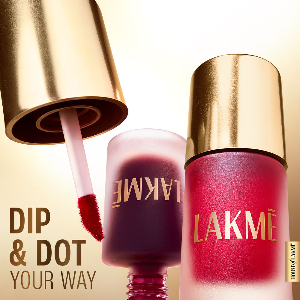 Lakme 9to5 Double Duty Lip & Cheek Water Stain Sunset Kiss - Transfer-Proof, Easy to Apply, Long-Lasting - 9 ml - Image 5