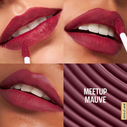 Lakme 9to5 Hya Matte Lip Liquid + Hyaluronic Acid Meetup Mauve 5.3 ml - Image 4