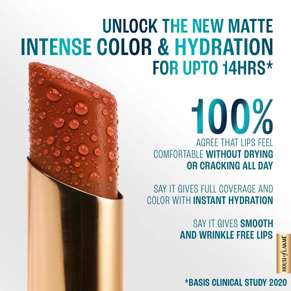 Lakme 9to5 Hya Matte Lipstick Magenta Morning 3.6 g