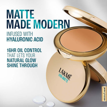 Lakme 9to5 Hya Matte Pressed Powder Ivory 9 g - Image 4