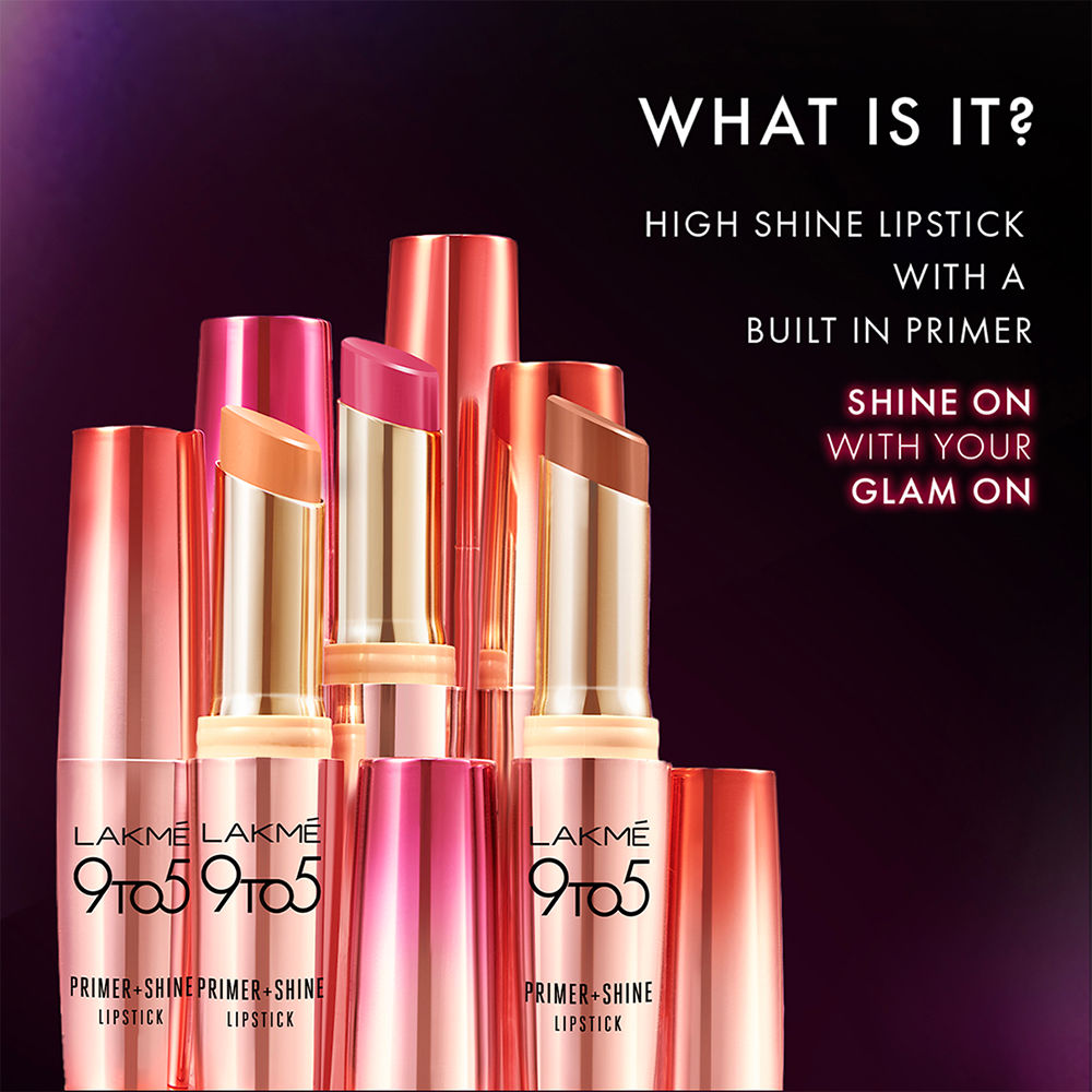 Lakme 9to5 P+S Lipstick, Wine, 3.6 g - Image 3