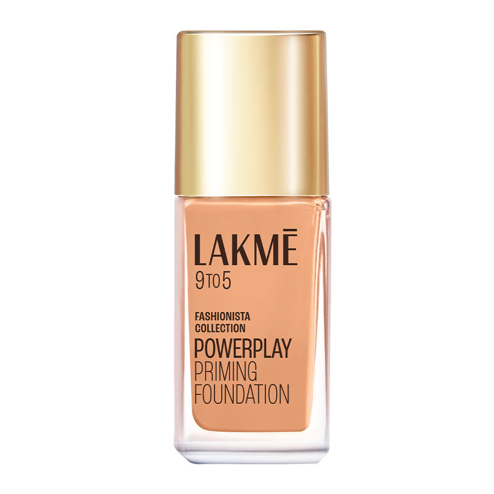 Lakme 9 To 5 Fashionista Collection Powerplay Priming Foundation - Warm Beige W240 (25 ml) - Image 2