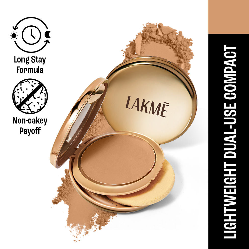 Lakme 9to5 Wet&Dry Compact 30 Cinnamon, 9 g
