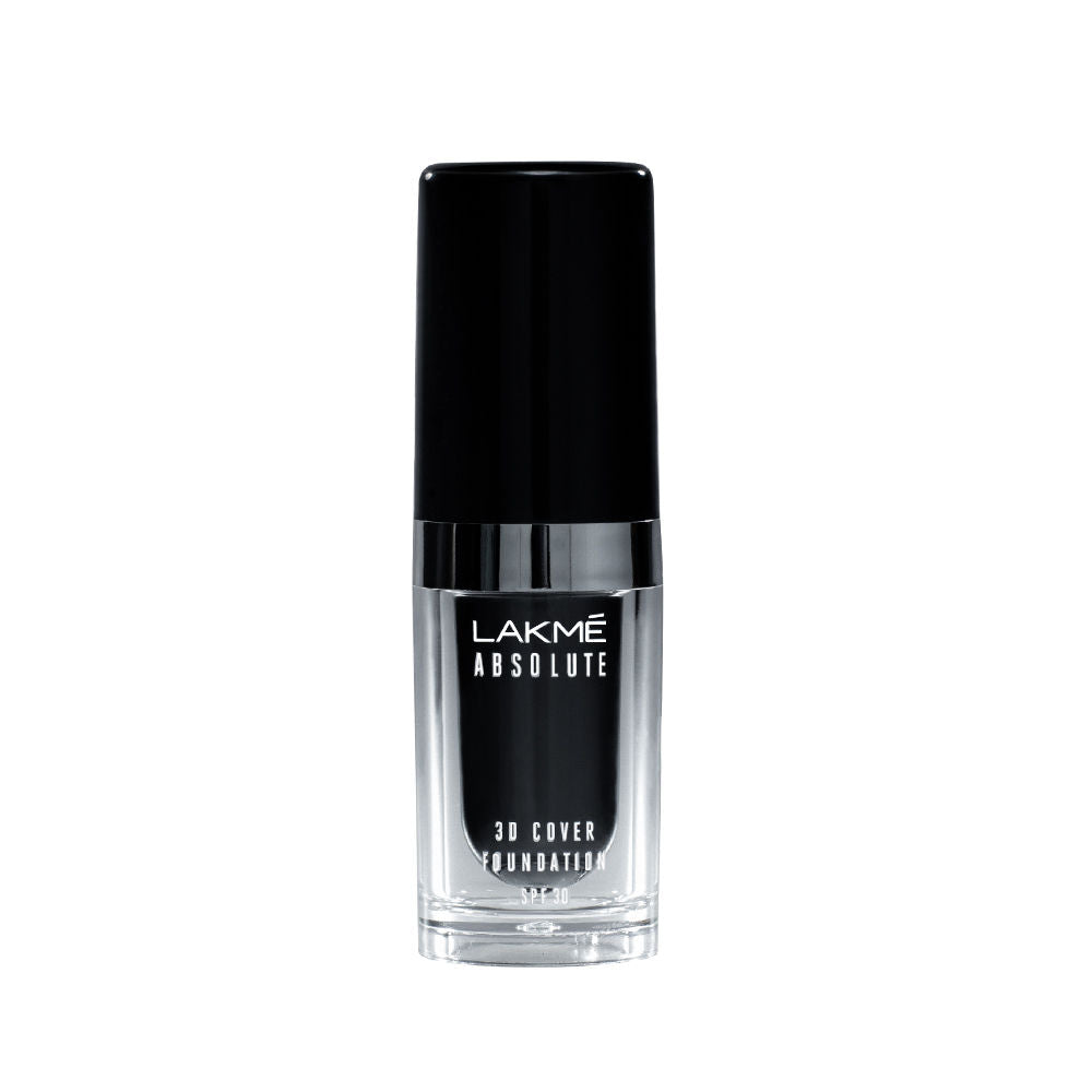 Lakme Absolute 3D Cover Foundation, Warm Beige (15 ml) - Image 2