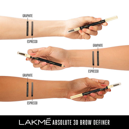 Lakme Absolute 3D Eye Brow Definer Graphite (1.19 g) - Image 5