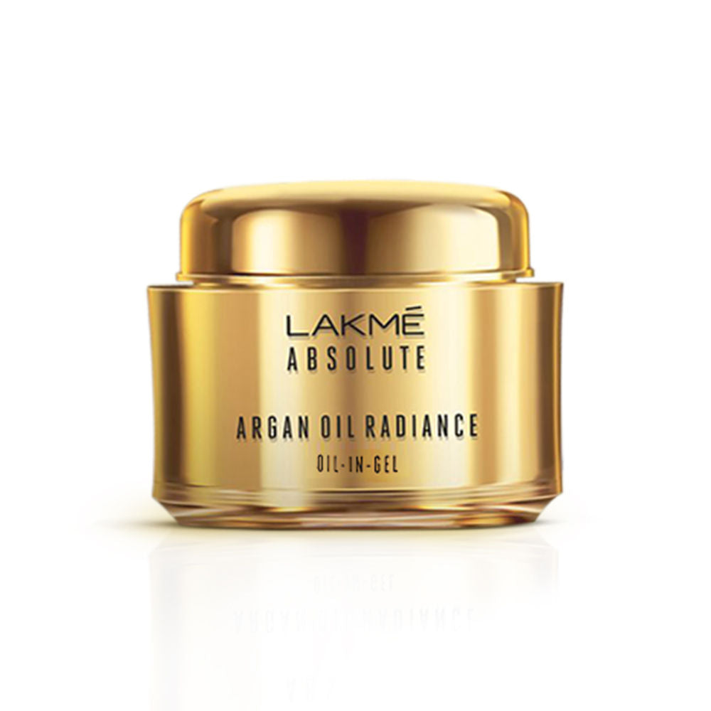 Lakme Absolute Argan Oil Radiance Oil-In Gel with Antioxidants, Argan Oil, Superior Nourishment, 50 g