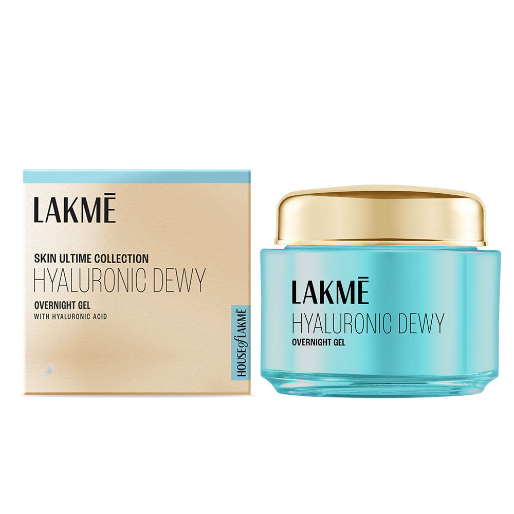Lakme Hyaluronic Dewy Overnight Gel with Hyaluronic Acid 50 g - Image 2