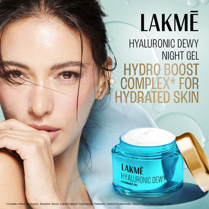 Lakme Hyaluronic Dewy Overnight Gel with Hyaluronic Acid 50 g - Image 3