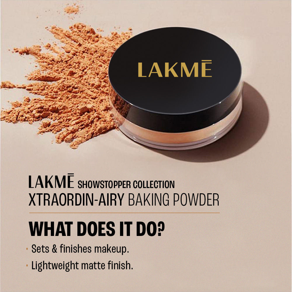 Lakme Showstopper Collection Xtraordin-airy Baking Powder 24 Beige 8 g - Image 5