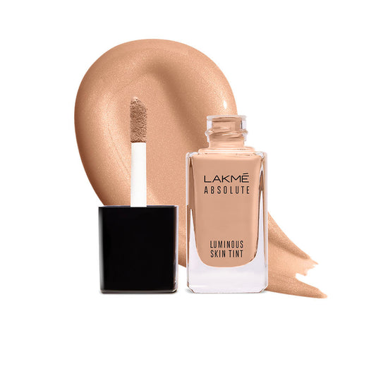 Lakme GLITTERATI Luminous Skin Tint Foundation W160WarmSand - 23 ml