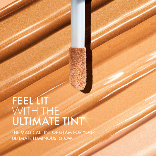 Lakme GLITTERATI Luminous Skin Tint Foundation W160WarmSand - 23 ml - Image 2