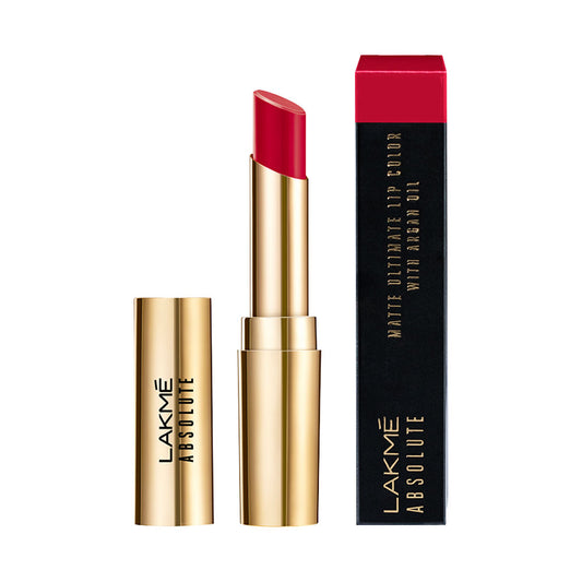 Lakme Absolute Matte Ultimate Lip Color - Red Extreme (3.4 g) - Image 2