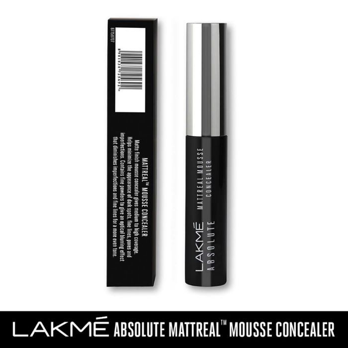 Lakme Absolute Mattreal Mousse Concealer - Natural 02 (9 g) - Image 4