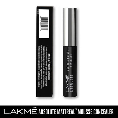 Lakme Absolute Mattreal Mousse Concealer - Natural 02 (9 g) - Image 4