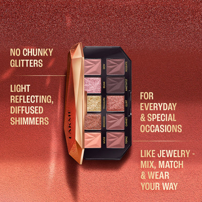 Lakme Be-jewel Multichrome Eyeshadow - Gilded Glow 12 g - Image 5