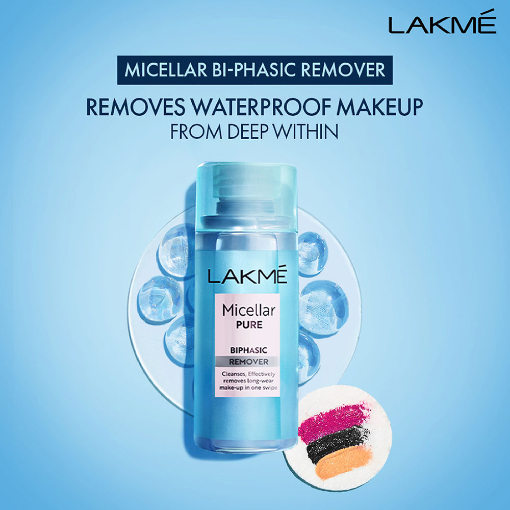 Lakme Micellar Water Bi-Phasic Remover for Makeup Removal – 100 ml - Image 4