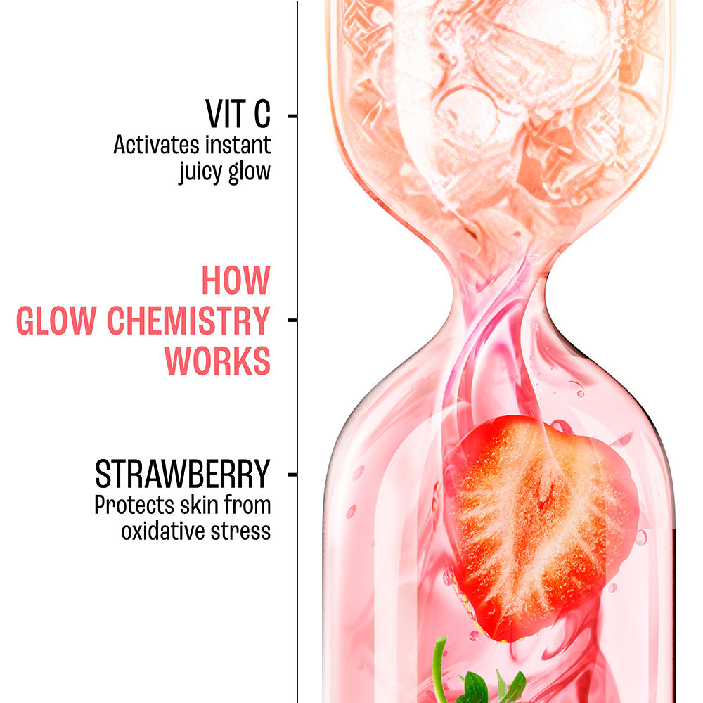 Lakme Blush & Glow Hydrating Strawberry Face Wash, with Vitamin C Serum, 100 g - Image 4