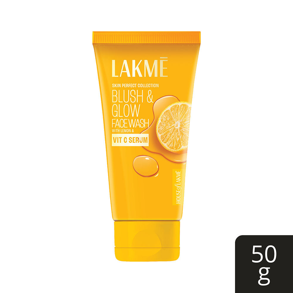 Lakme Blush & Glow Lemon Freshness Gel Face Wash with Lemon Extracts (50 g)