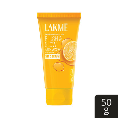Lakme Blush & Glow Lemon Freshness Gel Face Wash with Lemon Extracts (50 g)