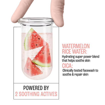 Lakme Blush & Glow Watermelon Rice Water + Cica Gentle Jelly Face Wash for All Skin Types - 150 g - Image 5