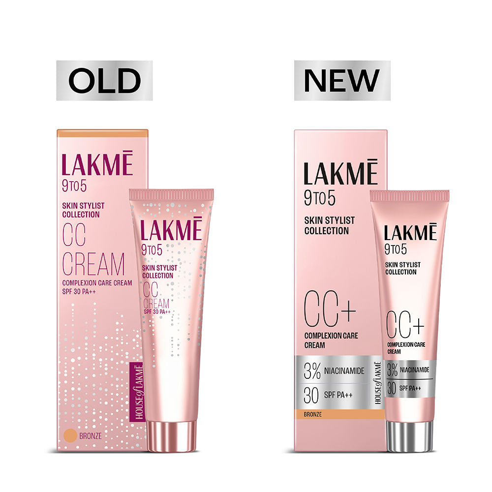 Lakme 9 to 5 CC Cream Bronze with 3% Niacinamide Complex SPF 30 PA++ – 9 g - Image 2