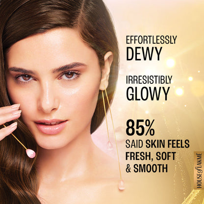 Lakme Dew Drama Face Wash with Pro-Ceramides & 6% Vitamin E + B3 + F Complex for Glowing Skin, 100 g - Image 4