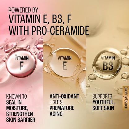 Lakme Dew Drama Gel Creme, Pro-Ceramides, Vit E + Vit B + Vit F 50 g - Image 5