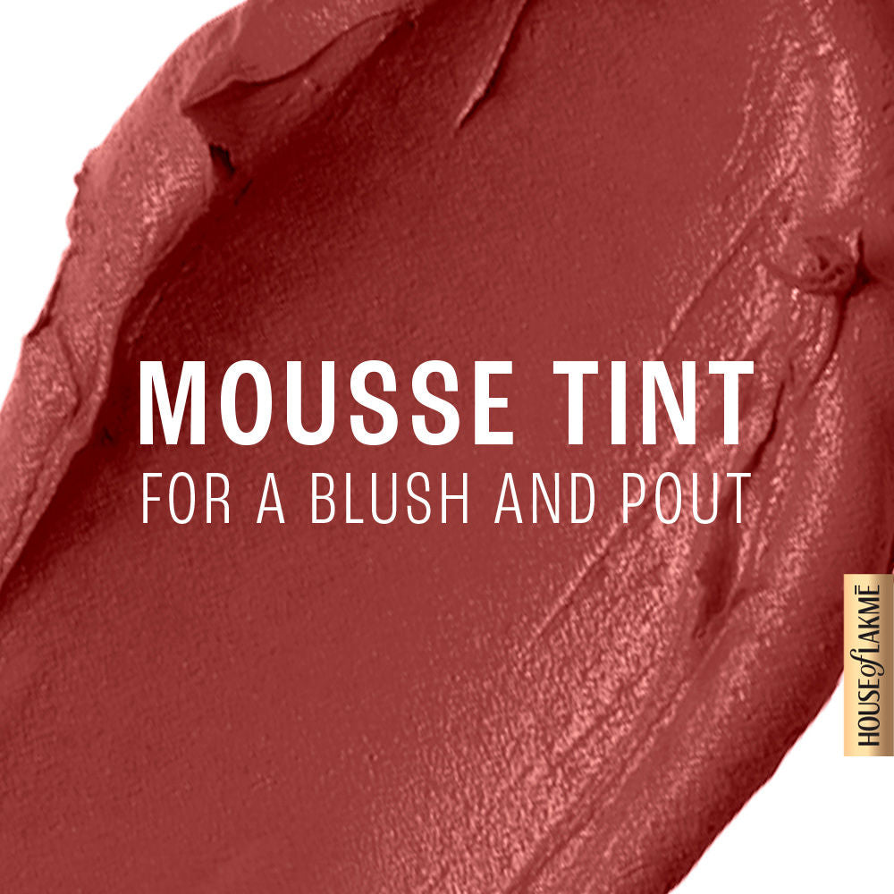 Lakme 9 to 5 Weightless Mousse Lip & Cheek Color Burgundy Lush (9 g) - Image 4