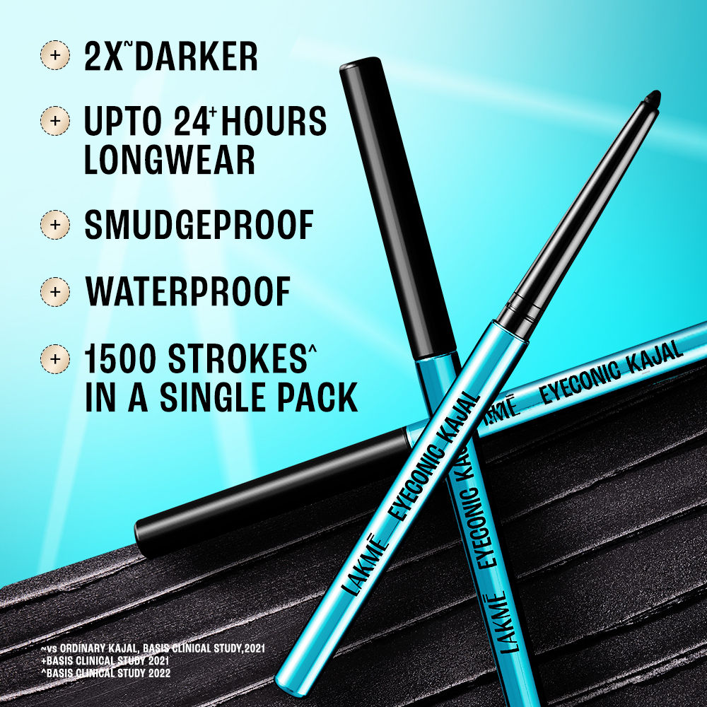 Lakme Eyeconic Kajal Deep Black 0.35 g - Image 5