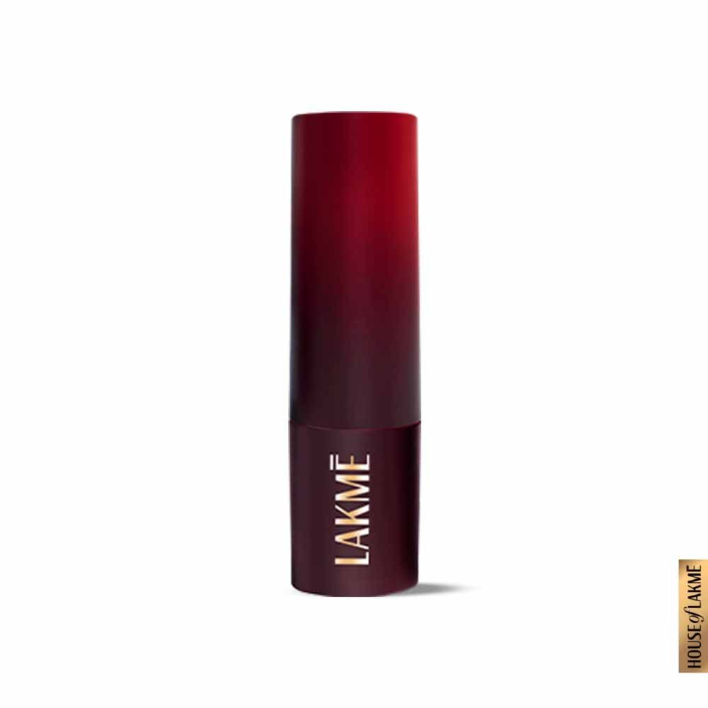 Lakme Forever Matte Lipstick, Made With French Rose Oil Extracts, Red Aurora, 4.5 g