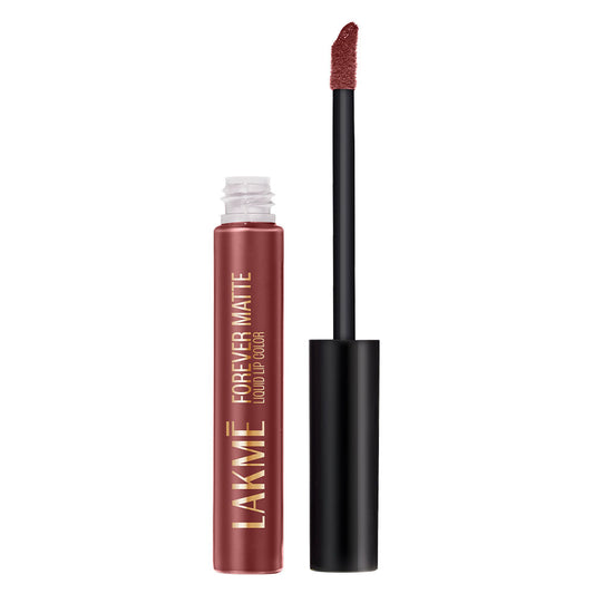 Lakme Forever Matte Liquid Lip, 16hr Lipstick, Lightweight & Transfer-Proof - Nude Dream, 5.6 ml - Image 2