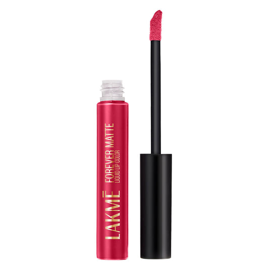 Lakme Forever Matte Liquid Lip 31 Cherry Love 5.6 ml - Image 2