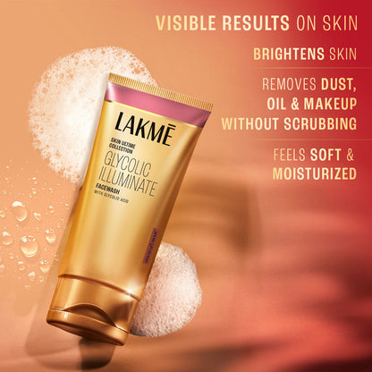 Lakme Glycolic Illuminate Face Wash – 100 g - Image 5