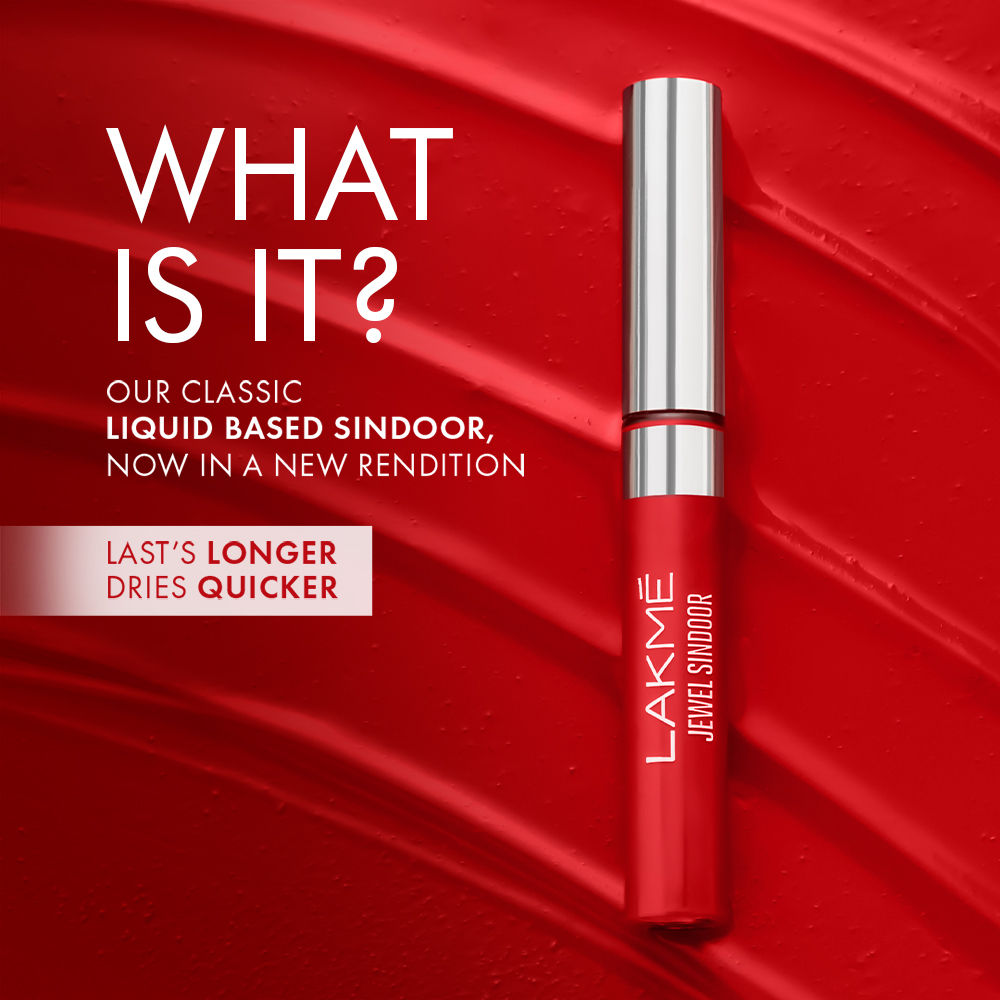 Lakme Jewel Sindoor - Red (5 ml) - Image 4