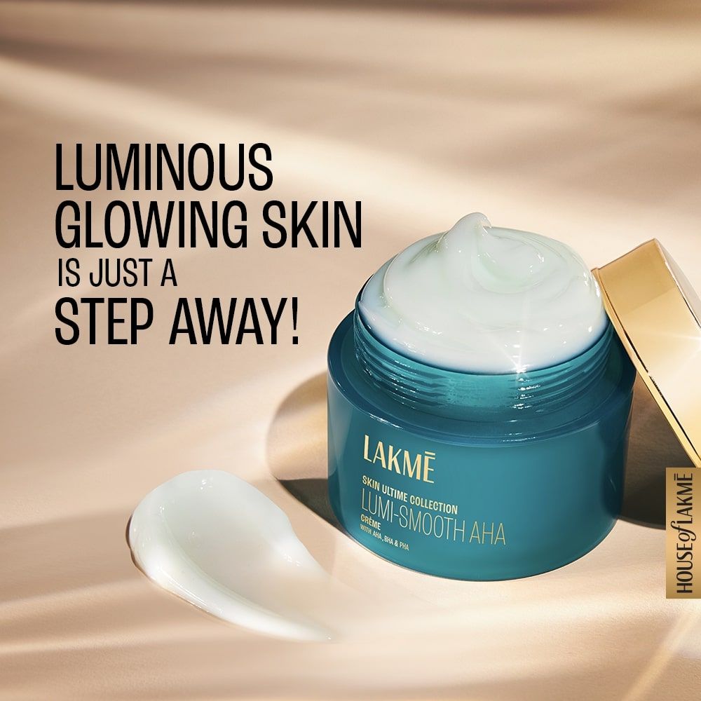 Lakme Lumi Smooth AHA+BHA+PHA+B3 cream to exfoliate & unclog pores 50 g - Image 4