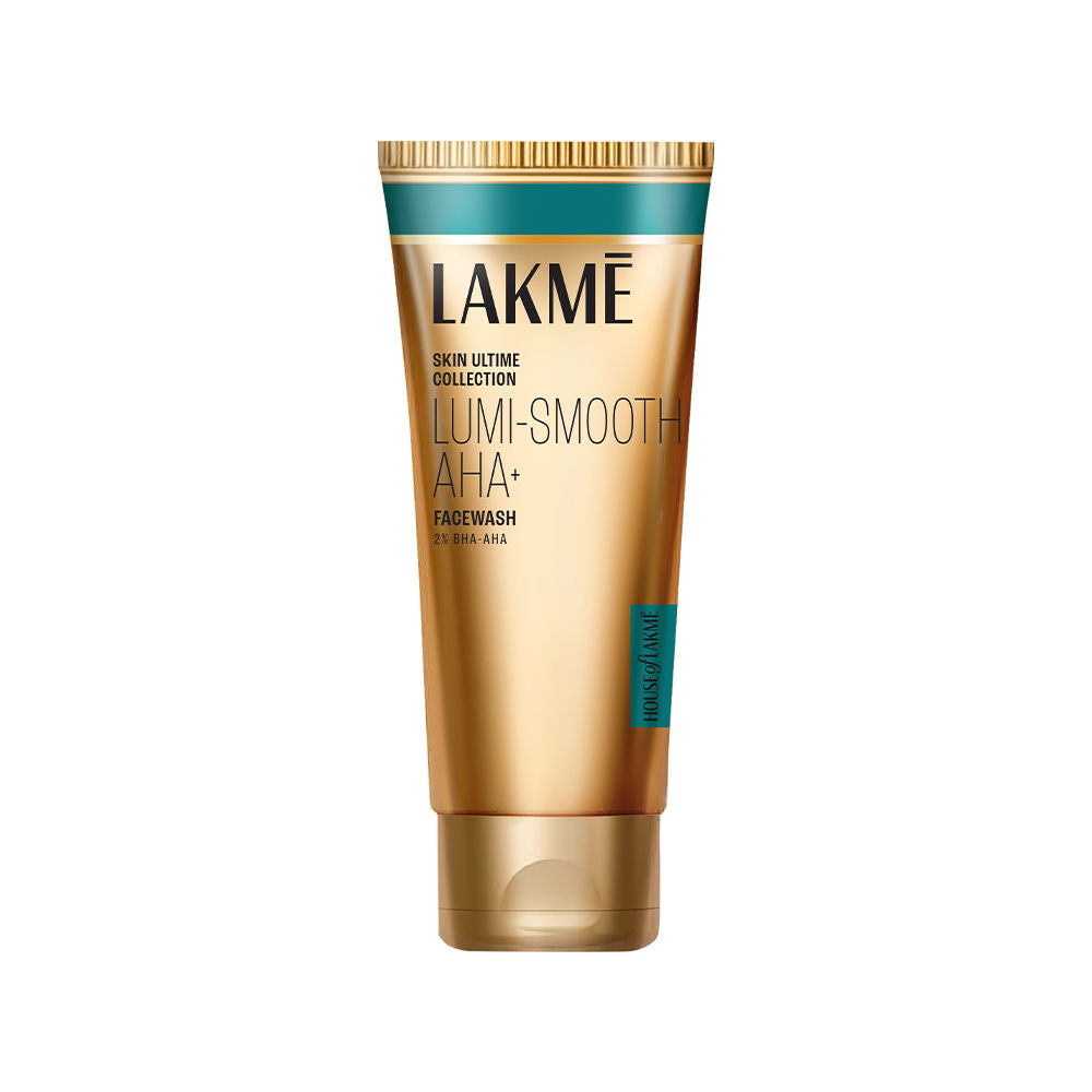 Lakme Lumi-Smooth AHA+ Face Wash with 2% Salicylic & Lactic Acid for Glowing Skin – 100 g - Image 2