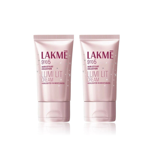 Lakme Lumi Strobe Cream - Highlighter + Moisturizer + Primer With Hyaluronic Acid & Niacinamide - Dewy Rose (30 g) Pack of 2 - Image 2