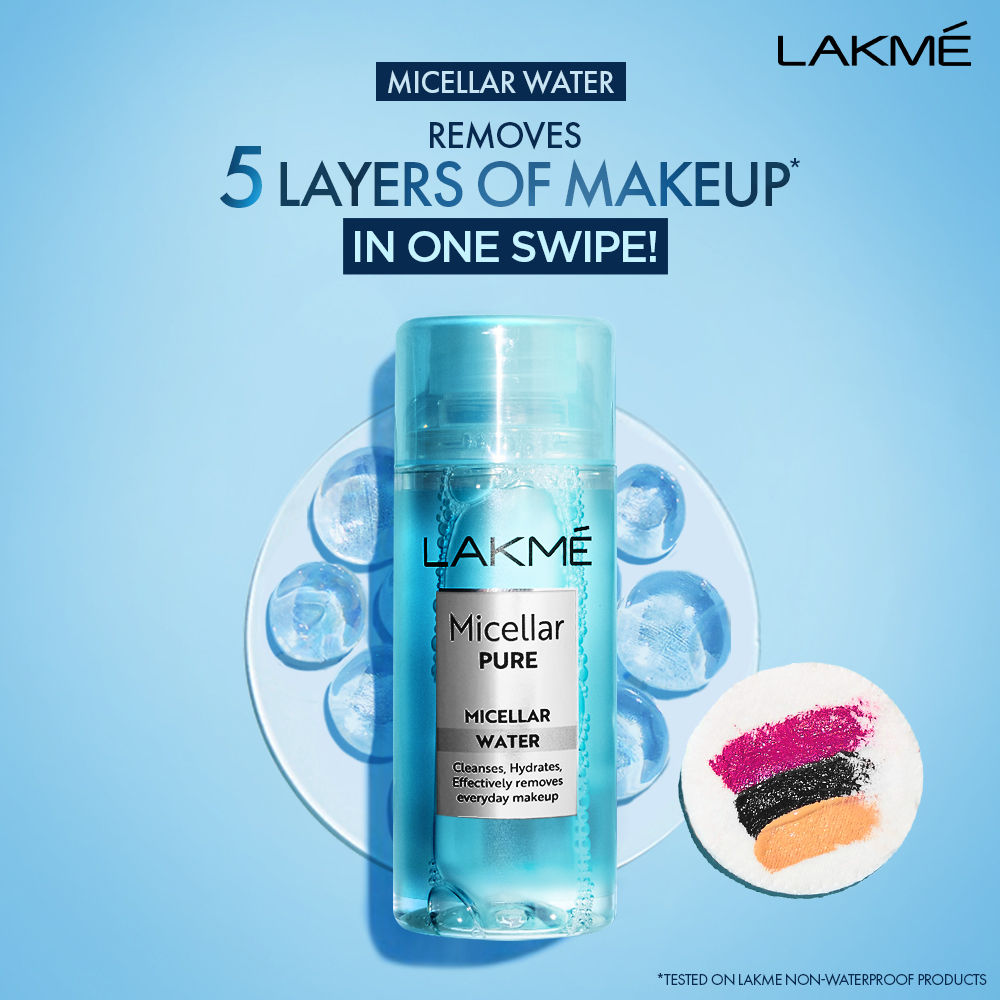 Lakme Micellar Water for Makeup Removal – 200 ml - Image 4