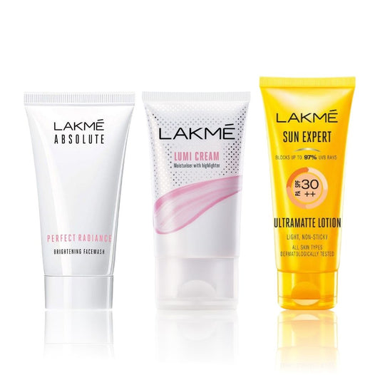 Lakme on-the-go Skin Essentials Combo 2 - Combo of 3